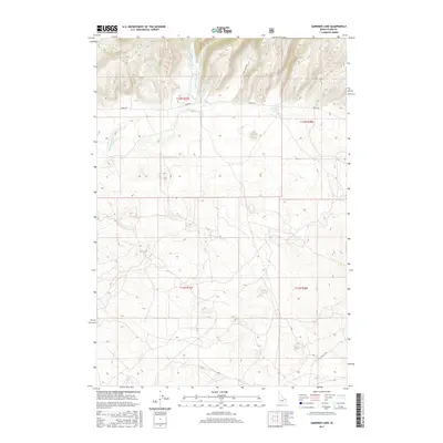 2017 Map of Gardner Lake, 2017 Print