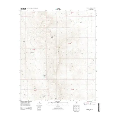 2013 Map of Gardner Peak, 2013 Print