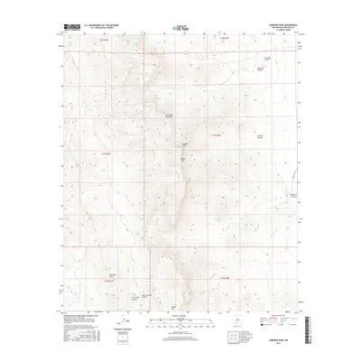 2017 Map of Gardner Peak, 2017 Print