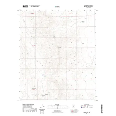 2020 Map of Gardner Peak, 2020 Print