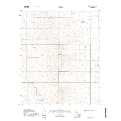 2023 Map of Gardner Peak, 2023 Print