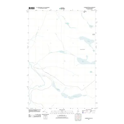 2011 Map of Gardner Pond, 2011 Print