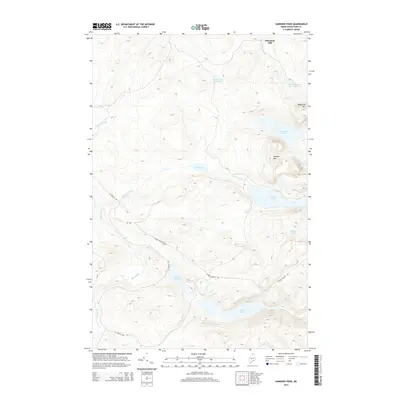 2014 Map of Gardner Pond, 2014 Print