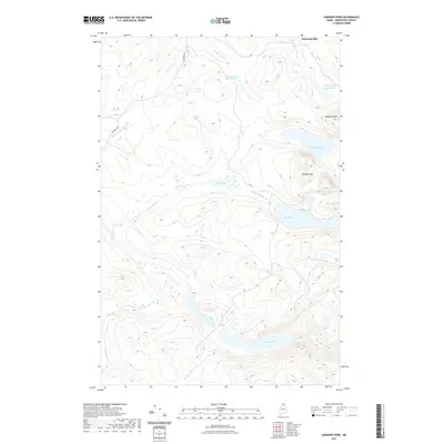 2021 Map of Gardner Pond, 2021 Print