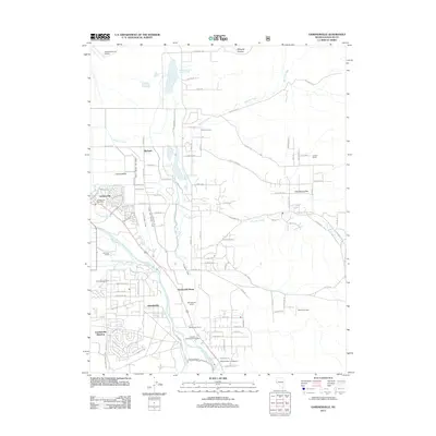 2012 Map of Gardnerville, 2012 Print