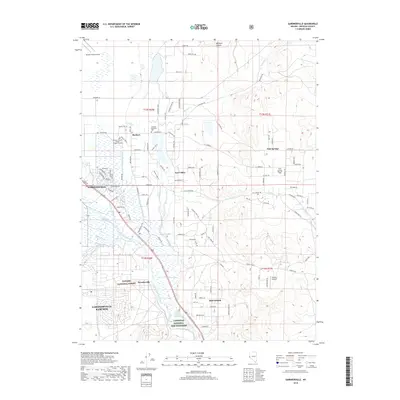 2018 Map of Gardnerville, 2018 Print