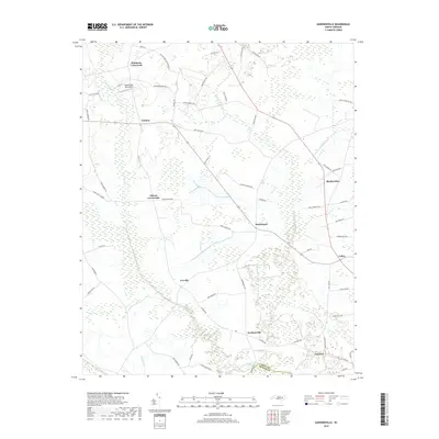 2019 Map of Gardnerville, 2019 Print