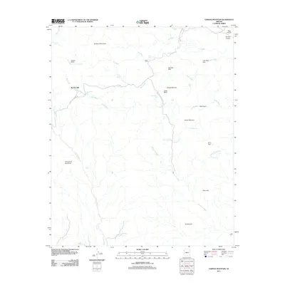 2011 Map of Garfias Mountain, 2011 Print