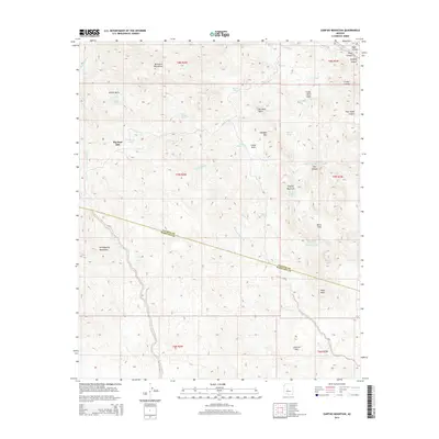 2014 Map of Garfias Mountain, 2014 Print