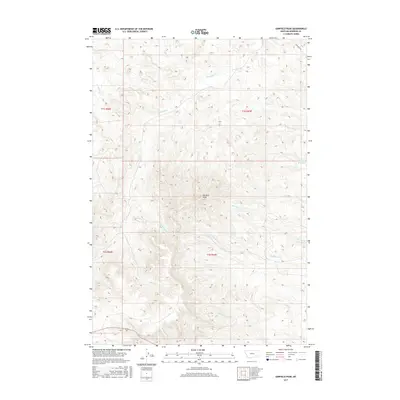 2017 Map of Garfield Peak, 2017 Print