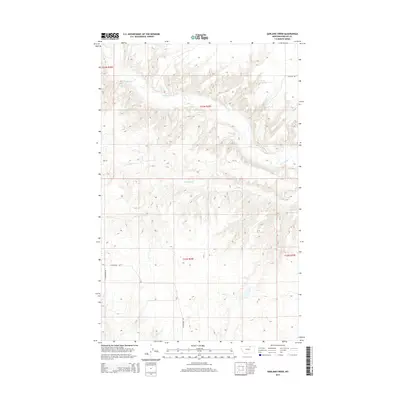 2014 Map of Garland Creek, 2014 Print