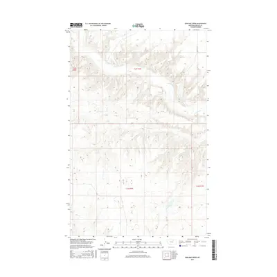 2017 Map of Garland Creek, 2017 Print