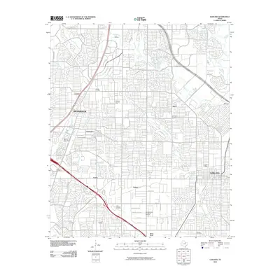 2010 Map of Garland, 2010 Print
