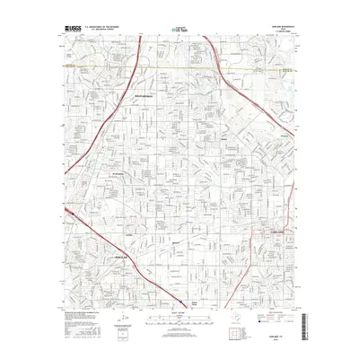 2016 Map of Garland, 2016 Print