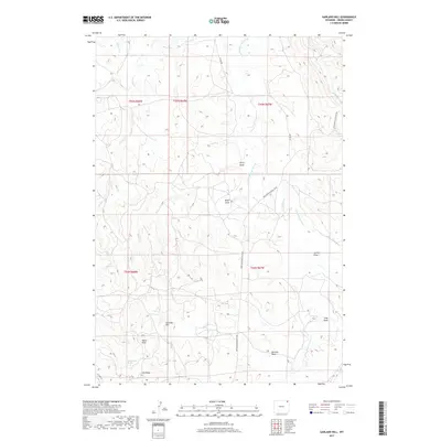 2017 Map of Garland Hill, 2017 Print