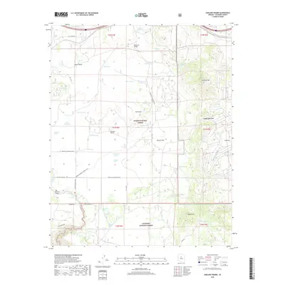 2018 Map of Garland Prairie, 2018 Print