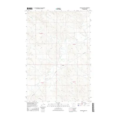 2017 Map of Garland School, 2017 Print