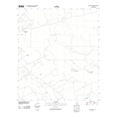 2010 Map of Garner Field, 2010 Print