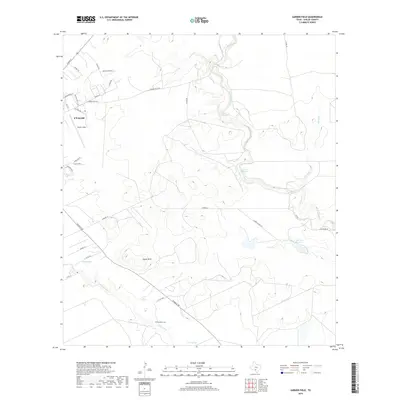 2019 Map of Garner Field, 2019 Print