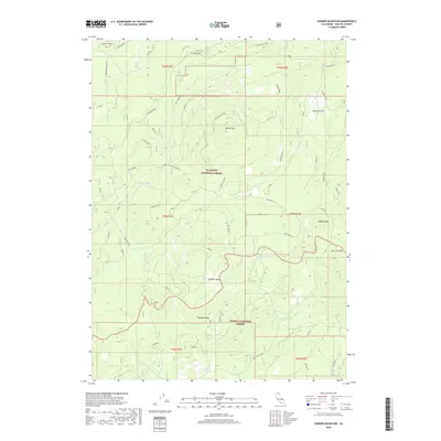 2018 Map of Garner Mountain, 2018 Print