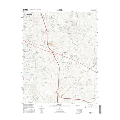 2016 Map of Garner, 2016 Print