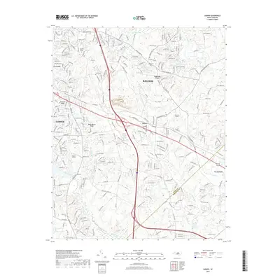 2019 Map of Garner, 2019 Print