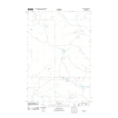 2011 Map of Garnet, 2011 Print