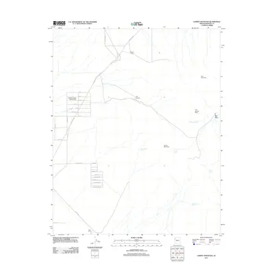2011 Map of Garnet Mountain, 2011 Print