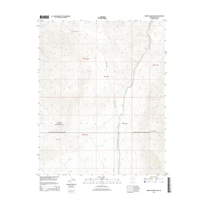 2014 Map of Garnet Mountain NW, 2014 Print
