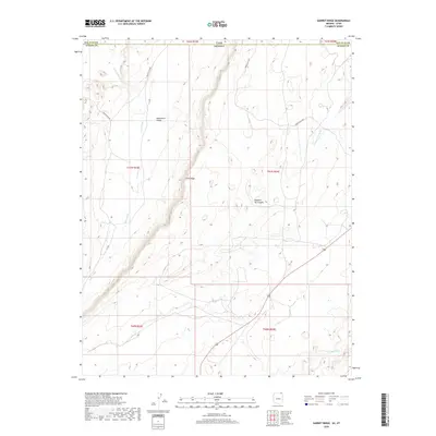 2018 Map of Garnet Ridge, 2018 Print
