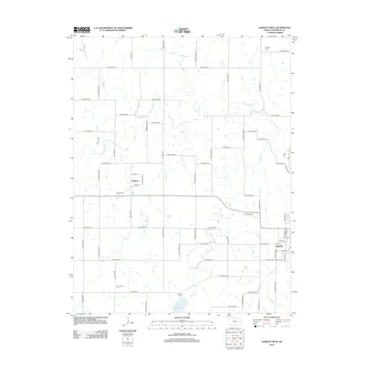 2012 Map of Garnett West, 2012 Print