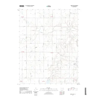 2018 Map of Garnett West, 2018 Print