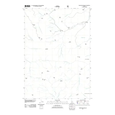 2011 Map of Garns Mountain, 2011 Print