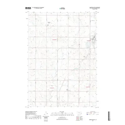 2017 Map of Garretson West, 2017 Print