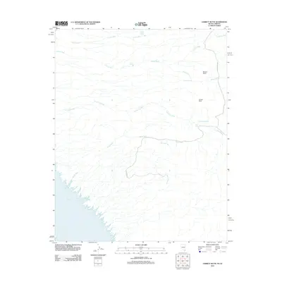 2012 Map of Garrett Butte, 2012 Print