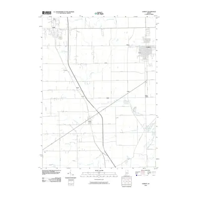 2010 Map of Garrett, 2010 Print
