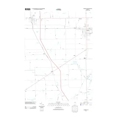 2013 Map of Garrett, 2013 Print