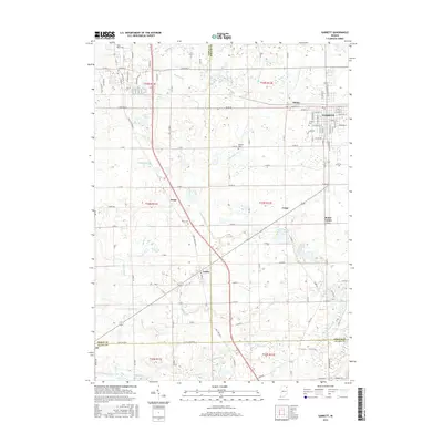 2016 Map of Garrett, 2016 Print