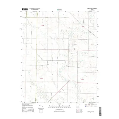 2017 Map of Garrett Grove, 2017 Print