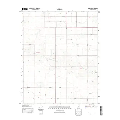 2013 Map of Garrett Ranch, 2013 Print