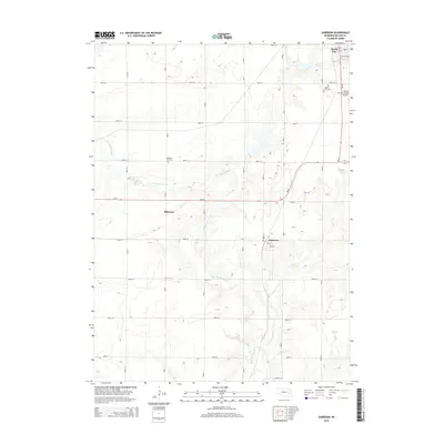 2014 Map of Garrison, 2014 Print