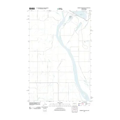 2011 Map of Garrison Dam South, 2011 Print