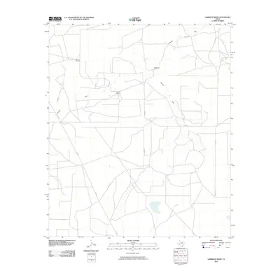 2010 Map of Garrison Draw, 2010 Print