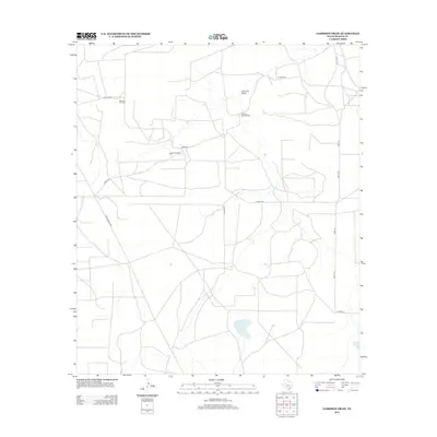 2012 Map of Garrison Draw, 2012 Print