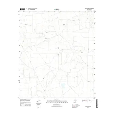 2016 Map of Garrison Draw, 2016 Print