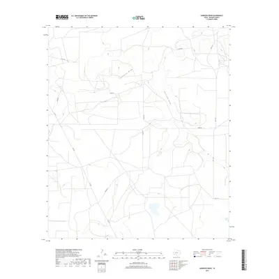 2019 Map of Garrison Draw, 2019 Print