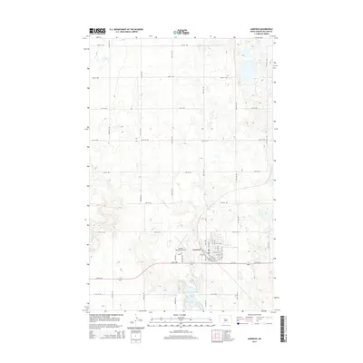 2014 Map of Garrison, 2014 Print