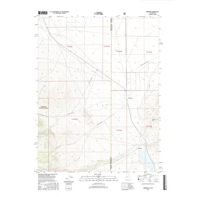 2017 Map of Garrison, 2017 Print