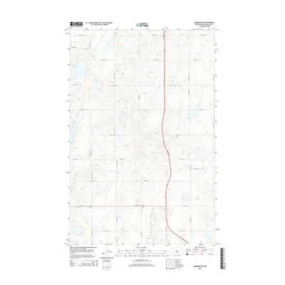 2014 Map of Garrison NE, 2014 Print