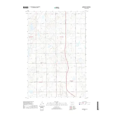2018 Map of Garrison NE, 2018 Print